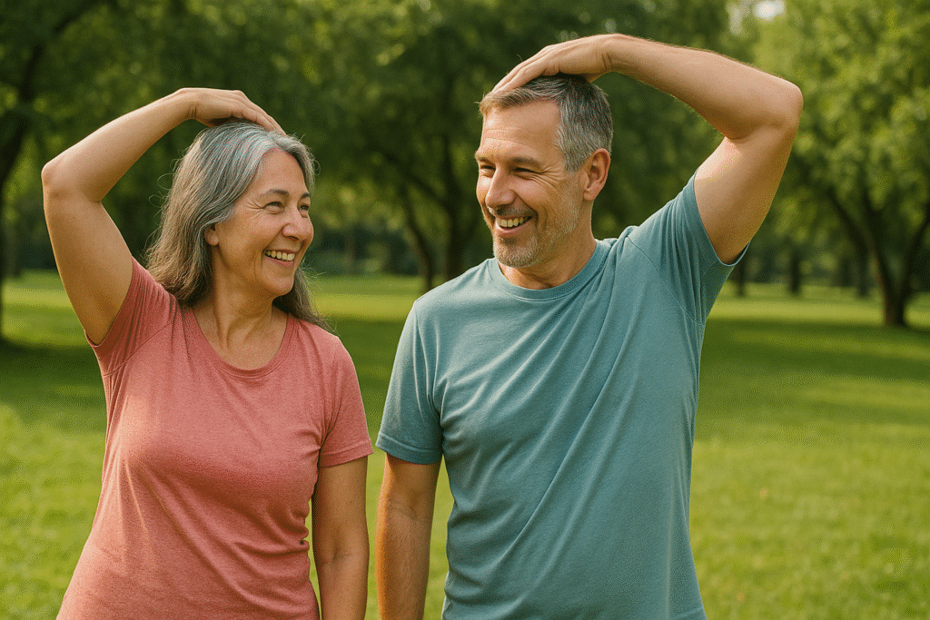 Exercício após 40 casal